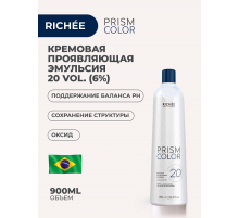 Richee Professional Creamous Revealing Emulsion PrismColor 20 vol. (6%) Кремовая проявляющая эмульсия для волос 900мл
