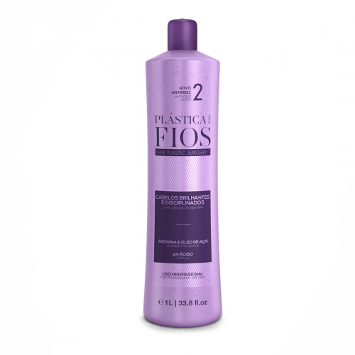 Plastica dos Fios Anti Frizz Active